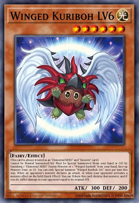 yu-gi-oh! winged kuriboh card